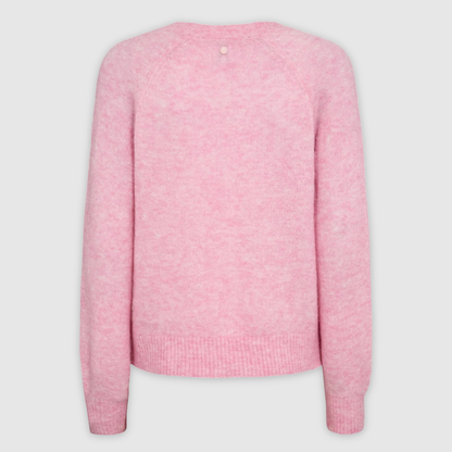NÜMPH || NURIETTE DEEP V-NECK CARDIGAN BONBON