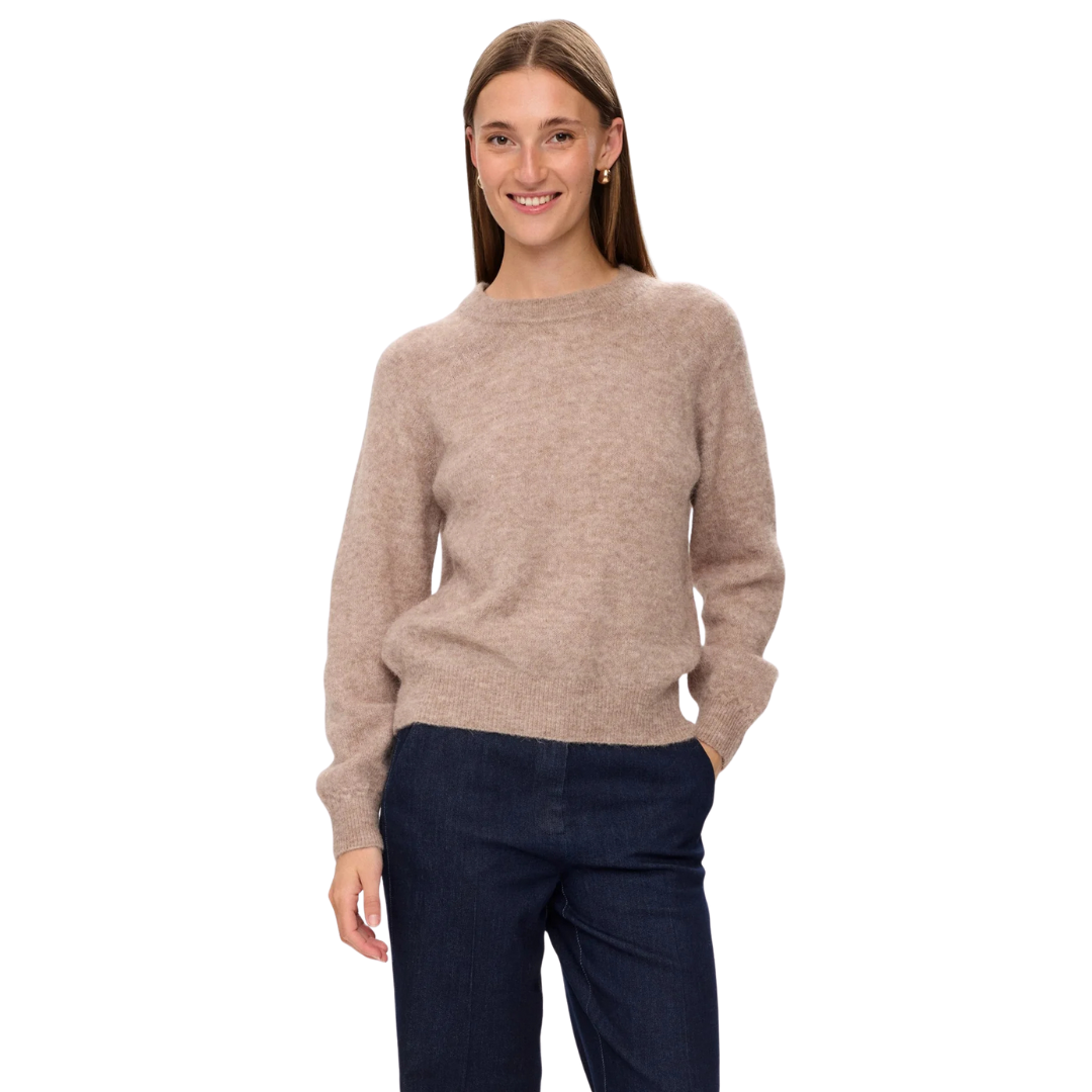 NÜMPH || NURIETTE PULLOVER TAUPE GREY