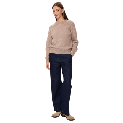 NÜMPH || NURIETTE PULLOVER TAUPE GREY