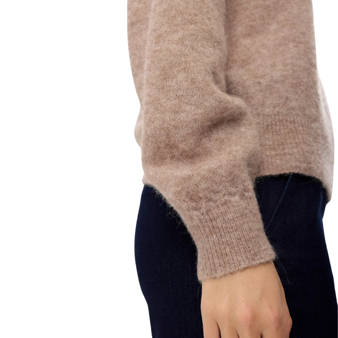NÜMPH || NURIETTE PULLOVER TAUPE GREY