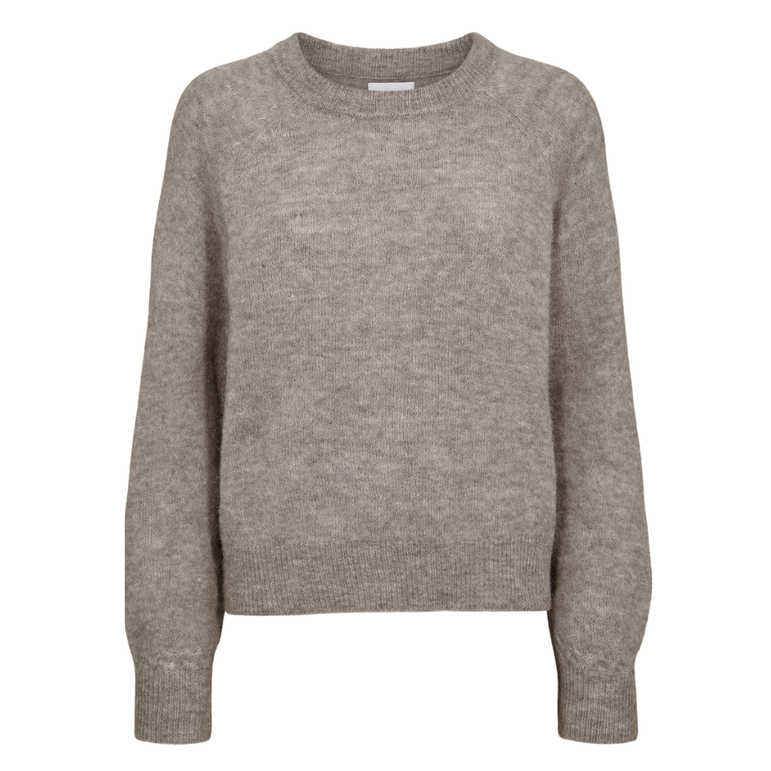 NÜMPH || NURIETTE PULLOVER TAUPE GREY