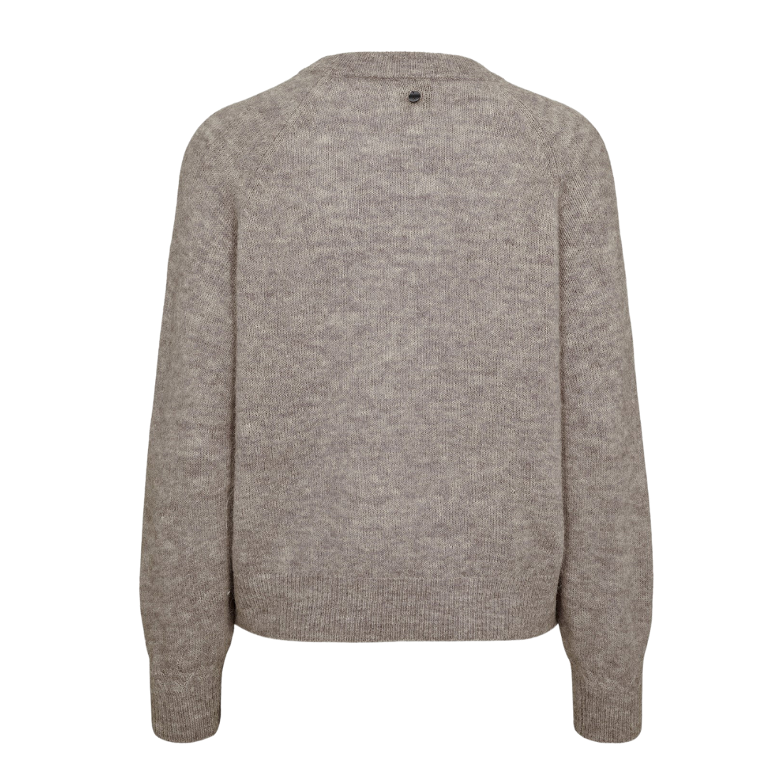 NÜMPH || NURIETTE PULLOVER TAUPE GREY