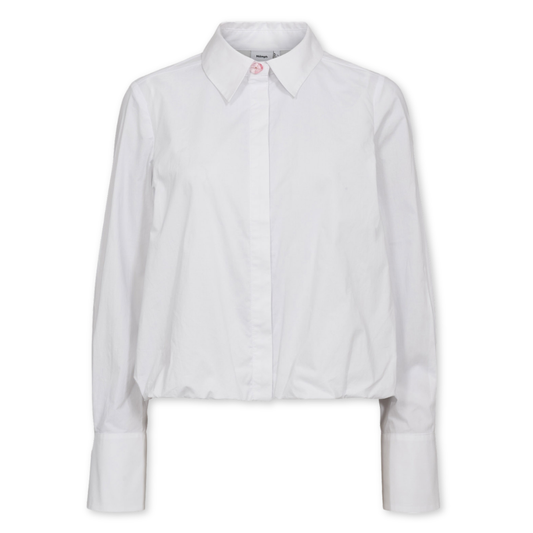 NÜMPH || NUSAMIRA SHIRT BRIGHT WHITE