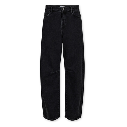 NÜMPH || NUSEVILLE MR BARREL JEANS BLACK WASHED DENIM 32“