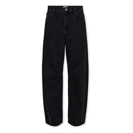 NÜMPH || NUSEVILLE MR BARREL JEANS BLACK WASHED DENIM 32“