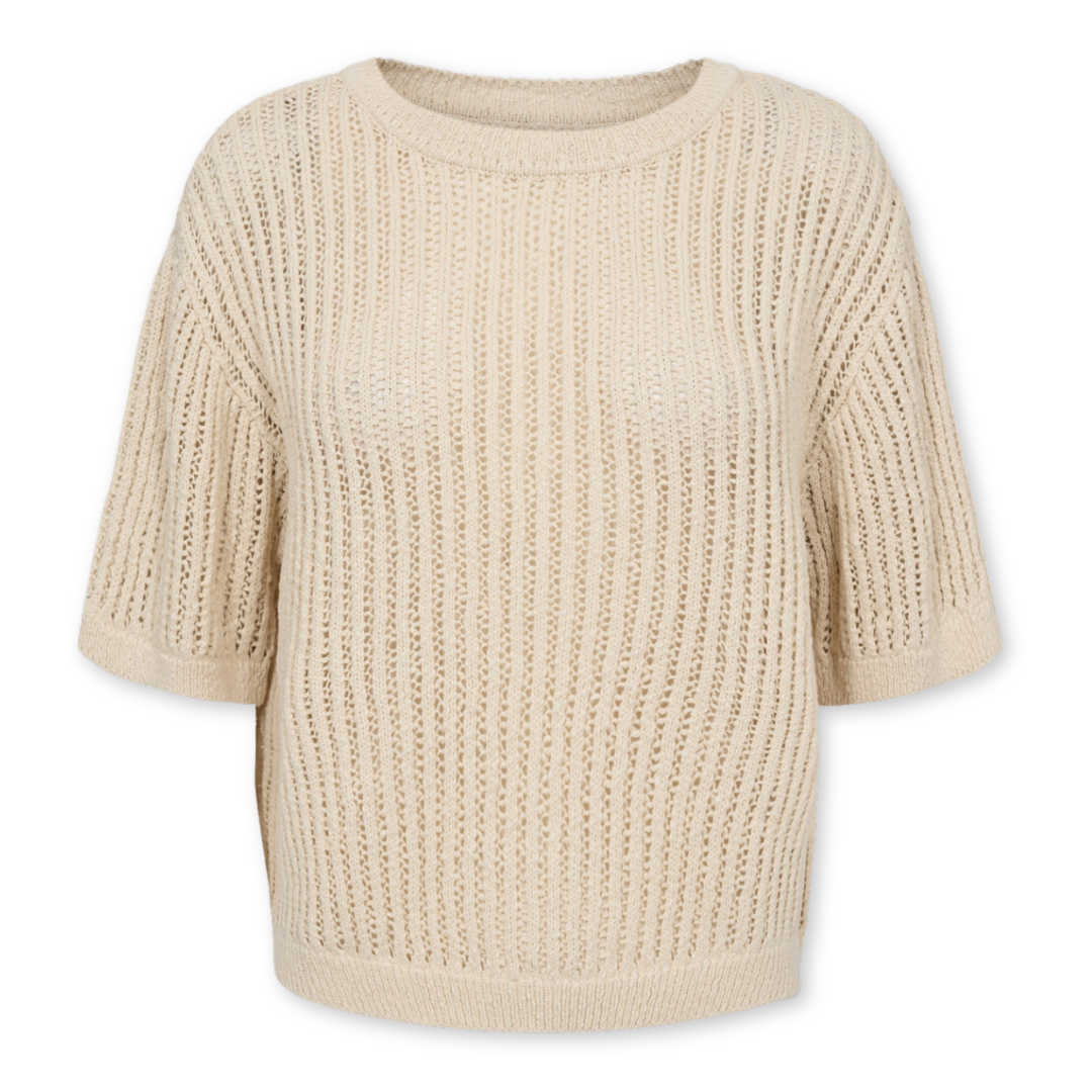 NÜMPH || NUMIRANDA PULLOVER WHITECAP GRAY