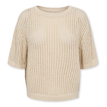 NÜMPH || NUMIRANDA PULLOVER WHITECAP GRAY
