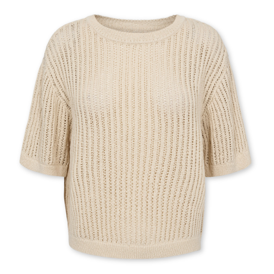NÜMPH || NUMIRANDA PULLOVER WHITECAP GRAY