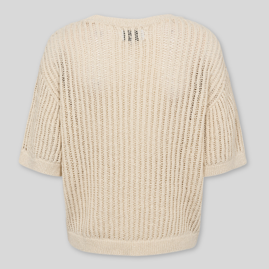 NÜMPH || NUMIRANDA PULLOVER WHITECAP GRAY