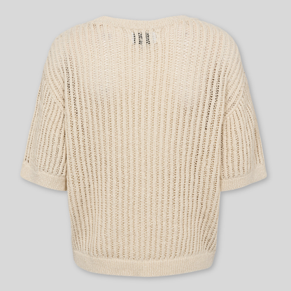 NÜMPH || NUMIRANDA PULLOVER WHITECAP GRAY