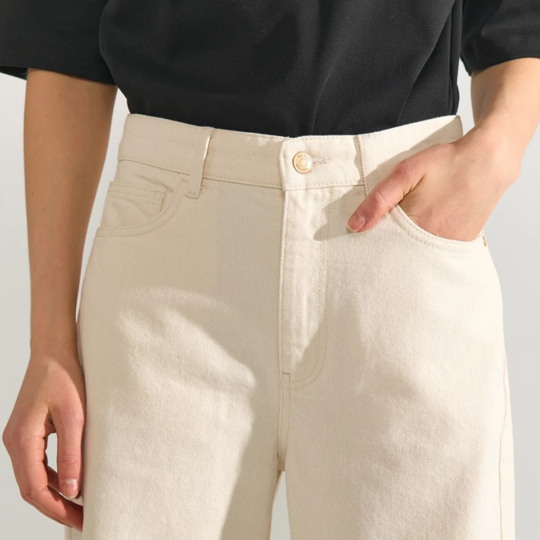 NÜMPH || NUSEVILLE MR BARREL JEANS NATURE 32“