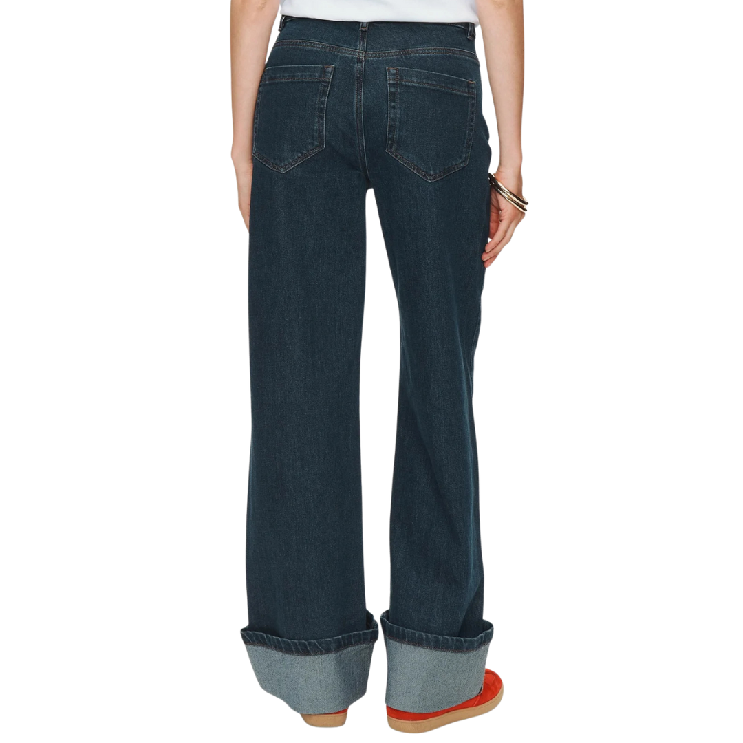 NÜMPH || NUTORONTO WIDE JEANS OBSIDIAN