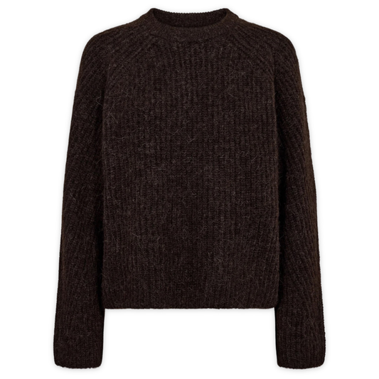 NÜMPH || NUZINDI PULLOVER BLACK COFFEE