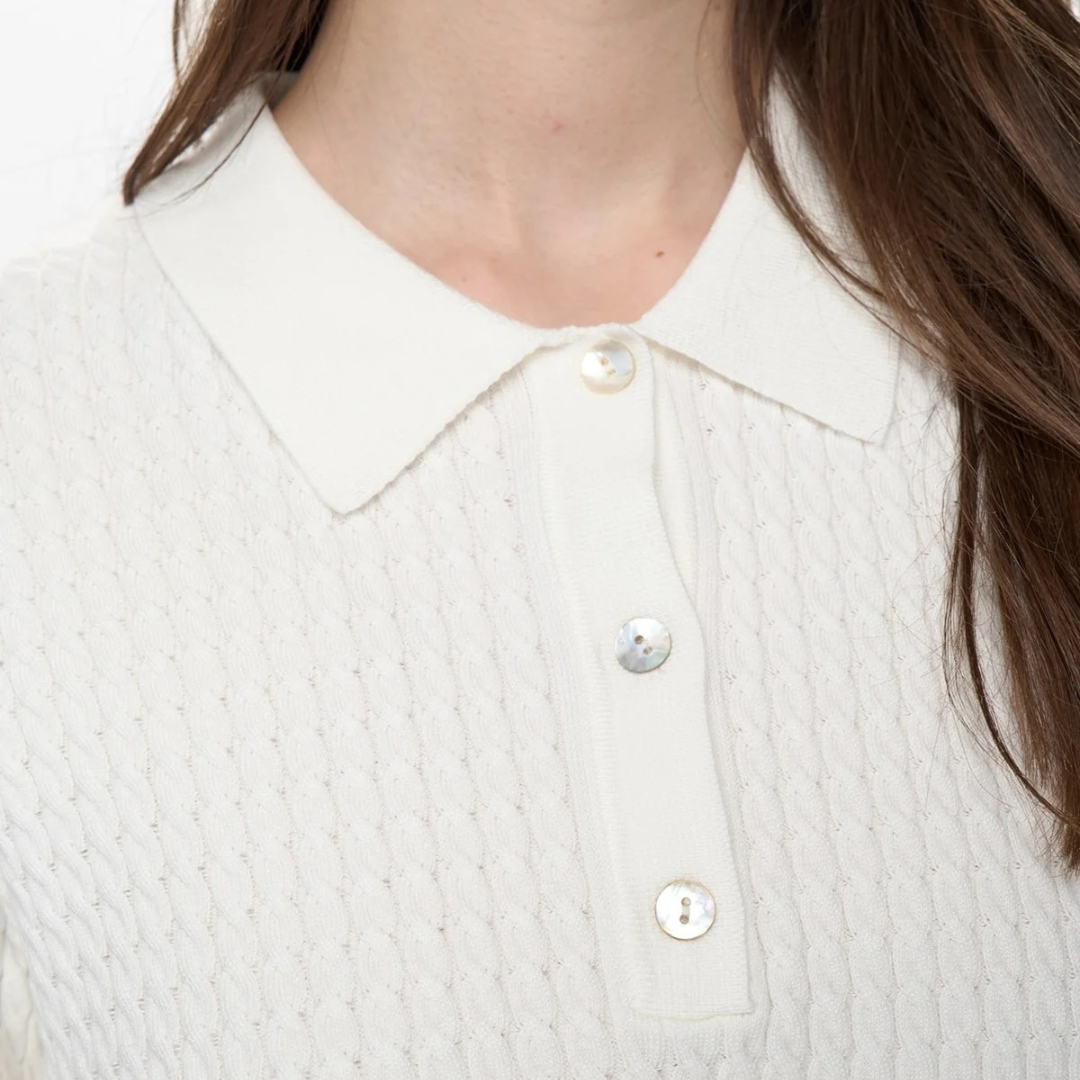 NÜMPH || NUALETTE POLO CLOUD DANCER