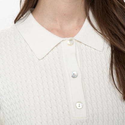 NÜMPH || NUALETTE POLO CLOUD DANCER