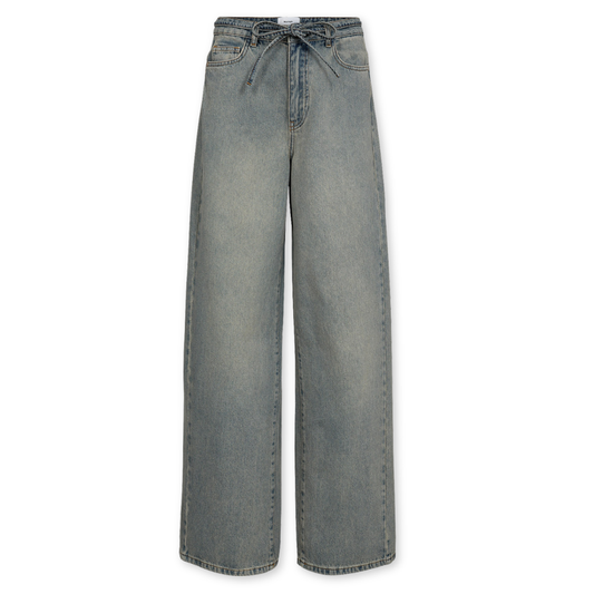 NÜMPH || NUBROOKLYN HR WIDE TINTED JEANS LIGHT TINTED BLUE