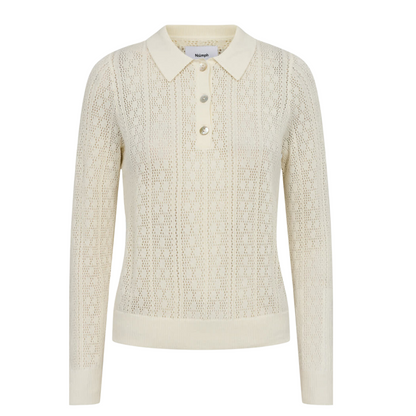 NÜMPH || NULIVAS PULLOVER W COLLAR Pristine