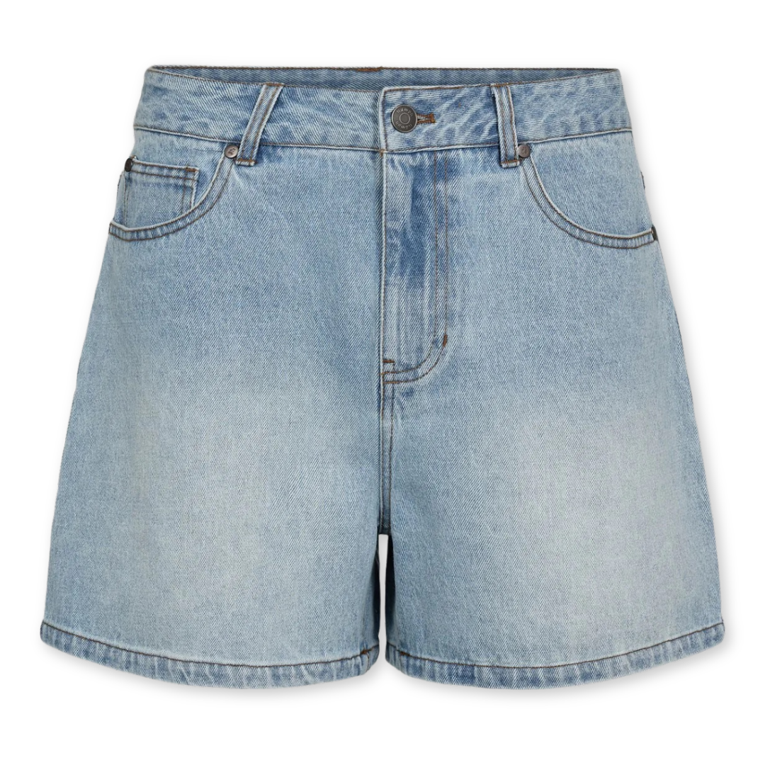 NÜMPH || NUVIRGINIA DENIM SHORTS LIGHT BLUE