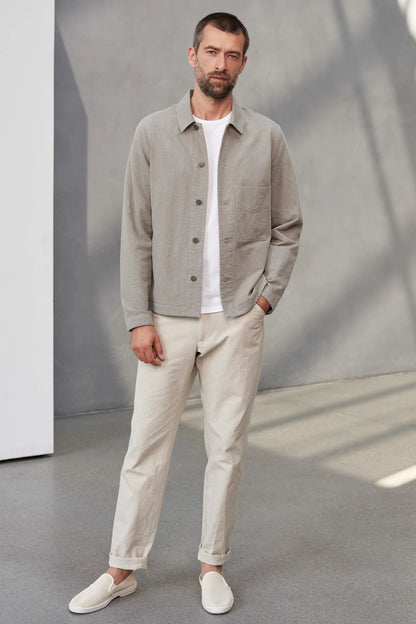 ABOUT COMPANIONS || OLF TROUSERS ECO CANVAS SAND