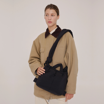 ÖLEND || BLACK COMPACT ONA SOFT BAG