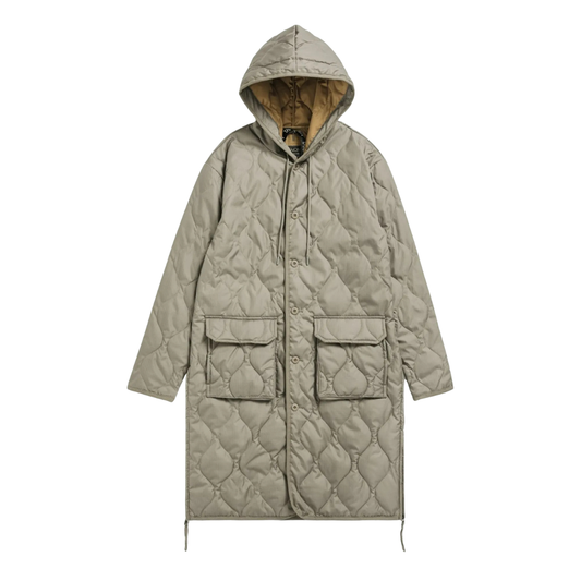 TAION || MILITARY HOOD LONG DOWN JKZ D.SAGE GREEN