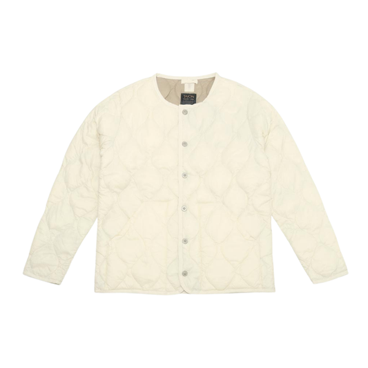 TAION || MILITARY CREW NECK DOWN JKT OFF WHITE