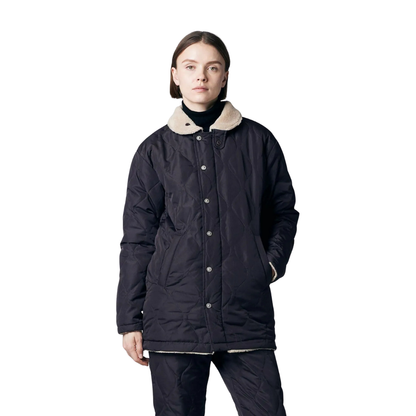 TAION || MILITARY RIVERSIBLE DOWN BOA JACKET CHOCO BEIGE
