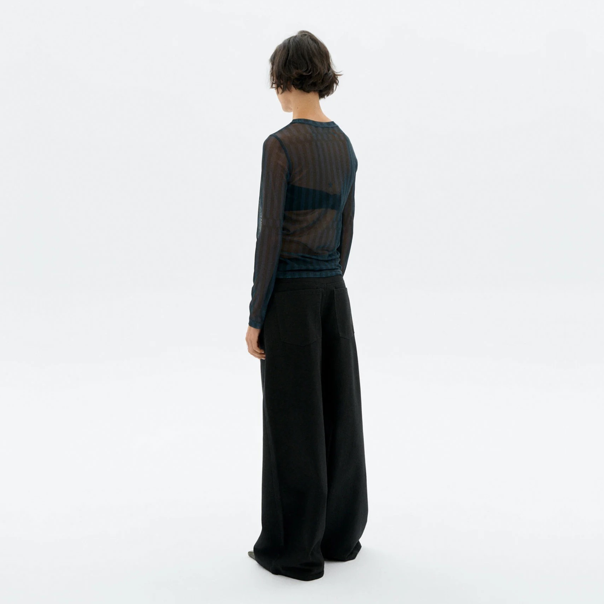 THINKING MU || BLACK HEDDA PANTS WOMAN