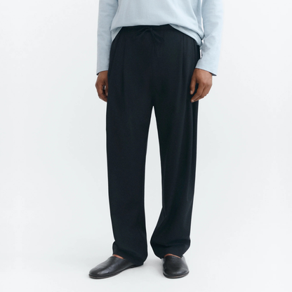 THINKING MU || BLACK ROBERT PANTS