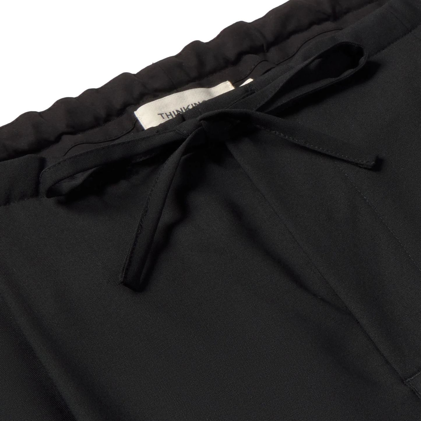 THINKING MU || BLACK ROBERT PANTS