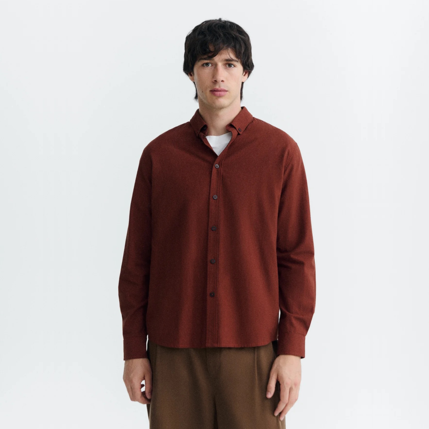 THINKING MU || BROWN MICROVICHY ANT SHIRT
