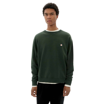 THINKING MU || LEON SWEATSHIRT BOTTLE GREEN