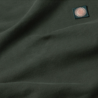 THINKING MU || LEON SWEATSHIRT BOTTLE GREEN