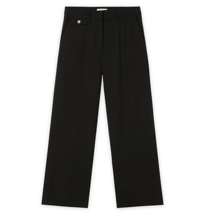 THINKING MU || PAT PANTS BLACK WOMAN