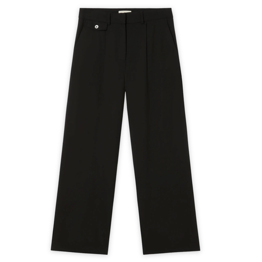 THINKING MU || PAT PANTS BLACK WOMAN