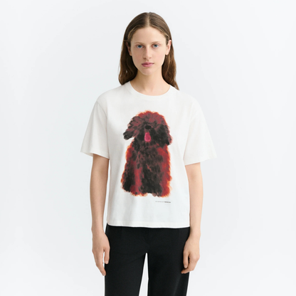 THINKING MU || PET PORTRAIT WHITE LUCIA TEE