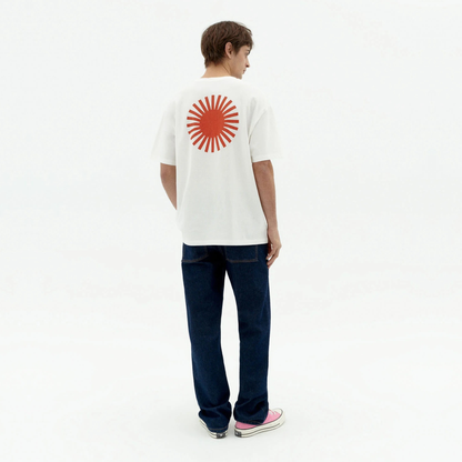 THINKING MU || SOL CONTRAST WHITE TEE MAN