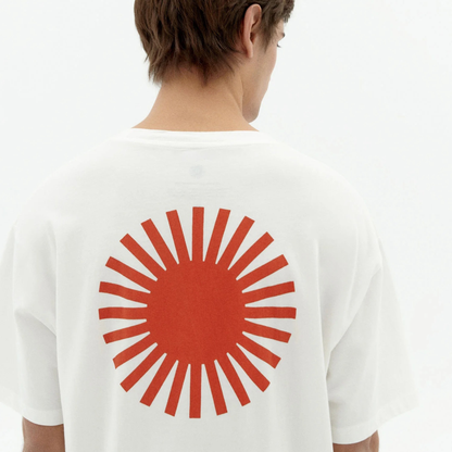 THINKING MU || SOL CONTRAST WHITE TEE MAN