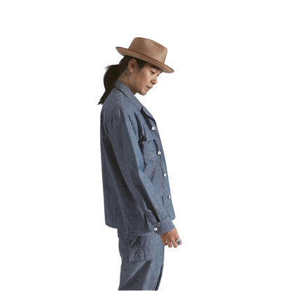 UNIVERSAL WORKS || CHAMBRAY JUNGLE JACKET