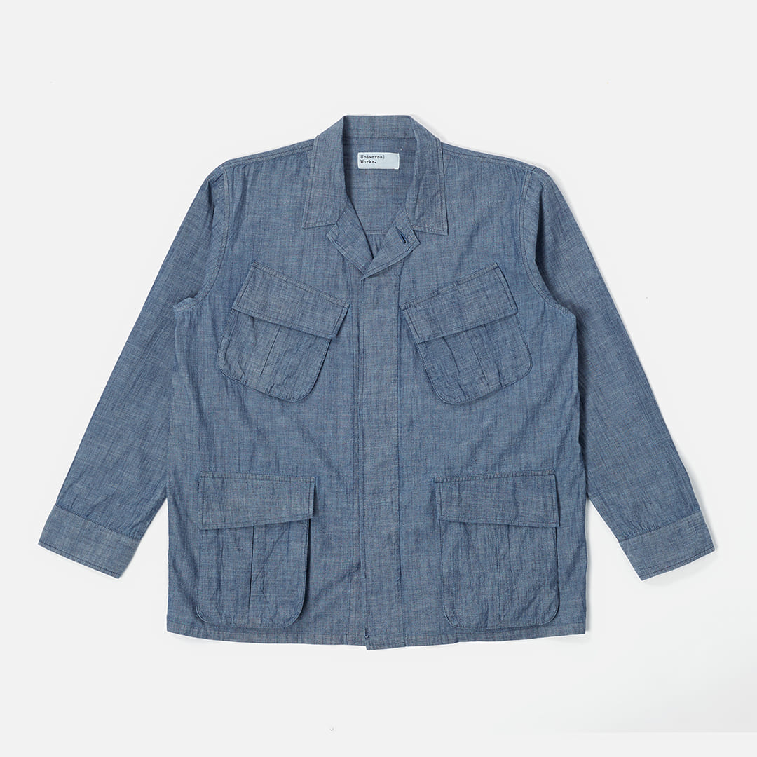 UNIVERSAL WORKS || CHAMBRAY JUNGLE JACKET