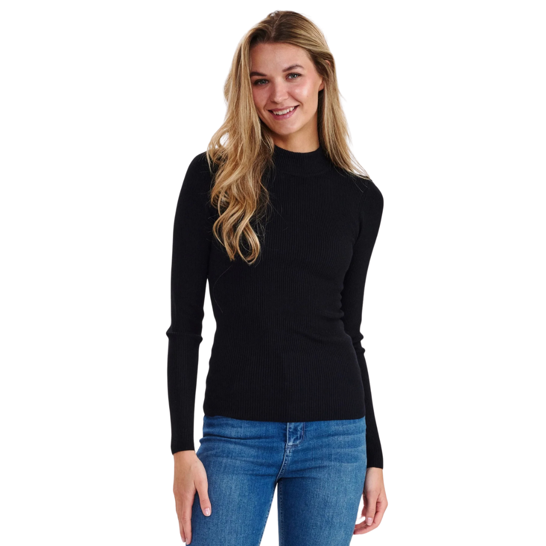 NÜMPH || NUBIA LS PULLOVER - NOOS CAVIAR