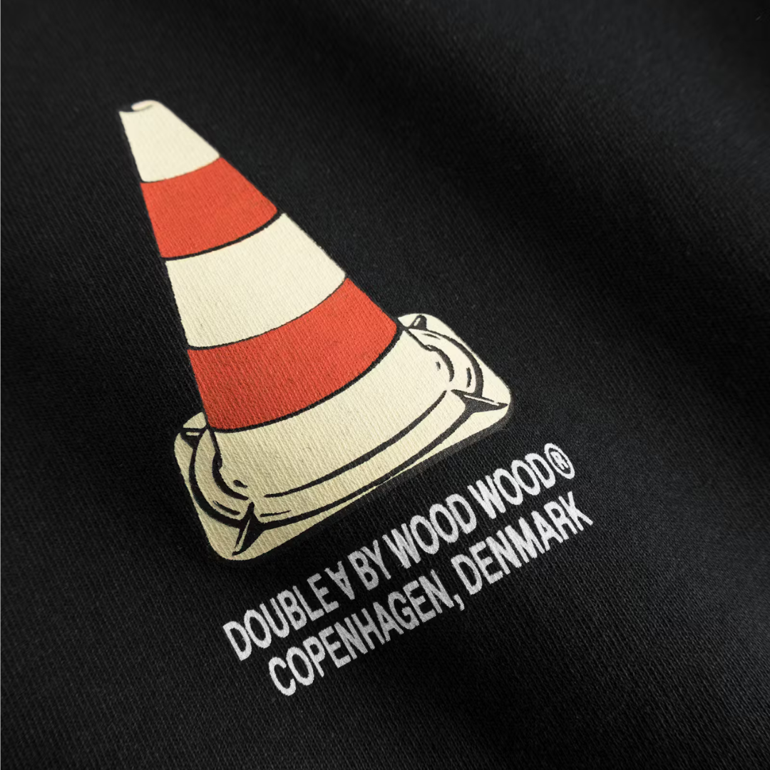 WOOD WOOD || ACE TEE CONE BLACK