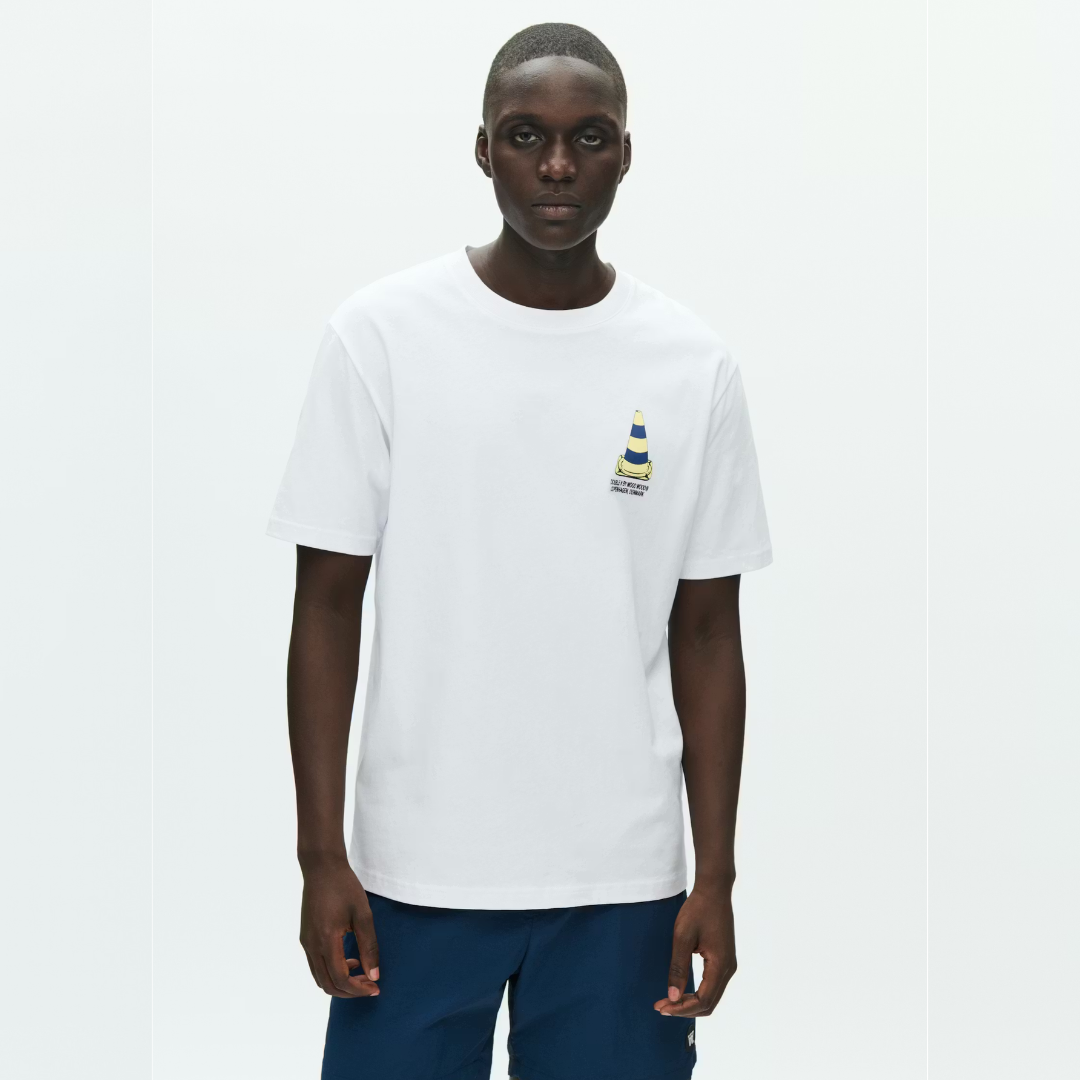 WOOD WOOD || ACE TEE CONE BRIGHT WHITE