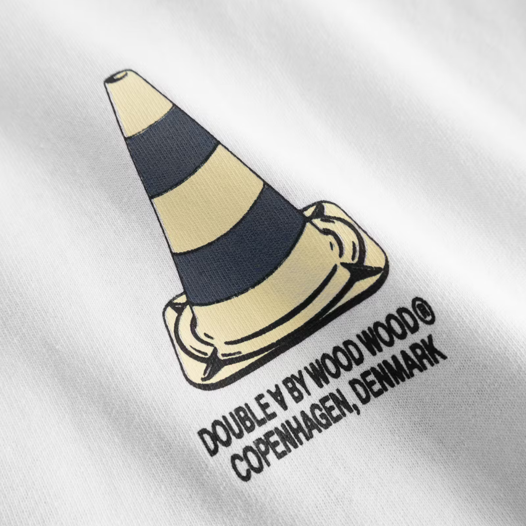 WOOD WOOD || ACE TEE CONE BRIGHT WHITE