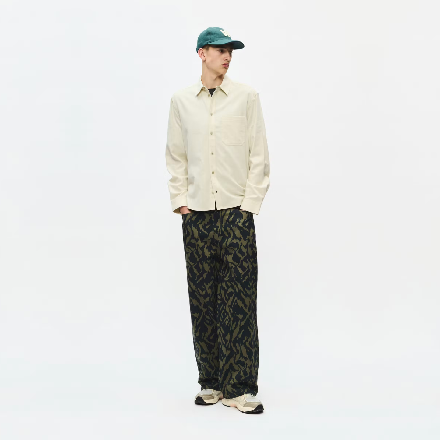 WOOD WOOD || ADRIAN SHIRT SILVER BIRCH