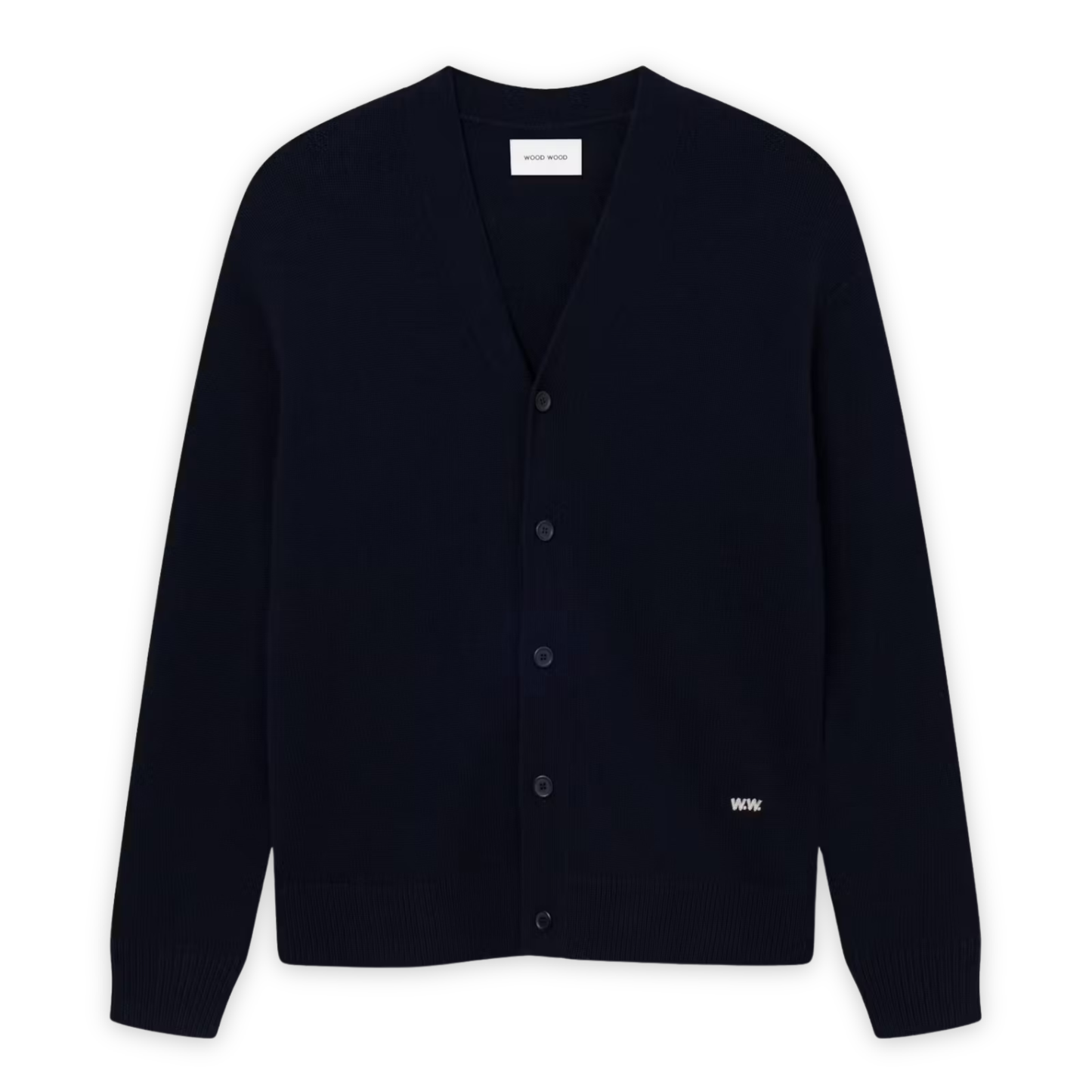 WOOD WOOD || LOGO CARDIGAN SALUTE