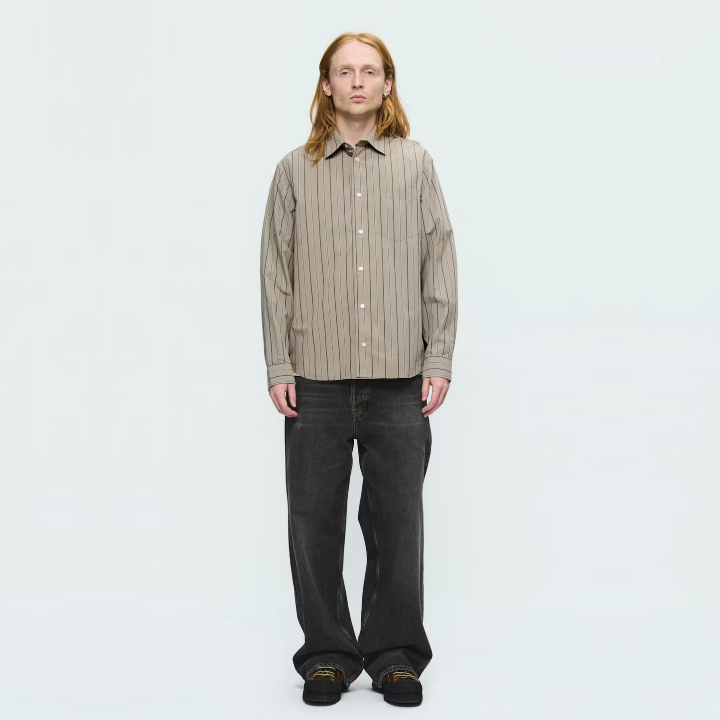 WOOD WOOD || NICO SHIRT TREK STRIPE