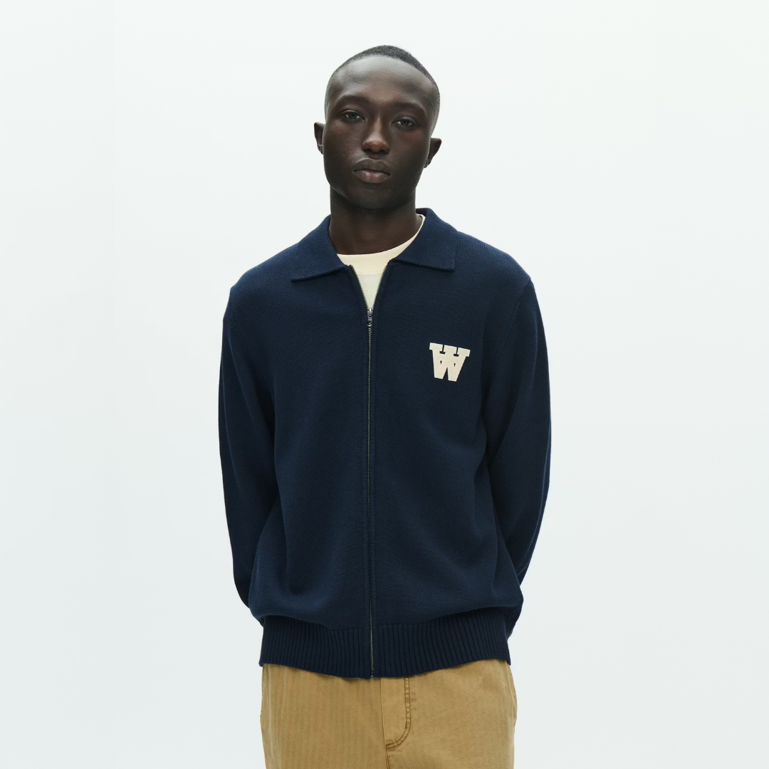 WOOD WOOD || TAY ZIPPER CARDIGAN SALUTE