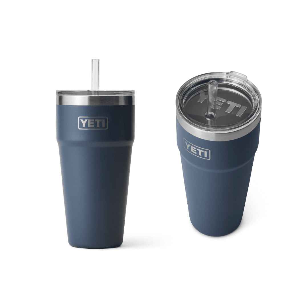 YETI || RAMBLER 26oz Becher mit Trinkhalm (760 ml)