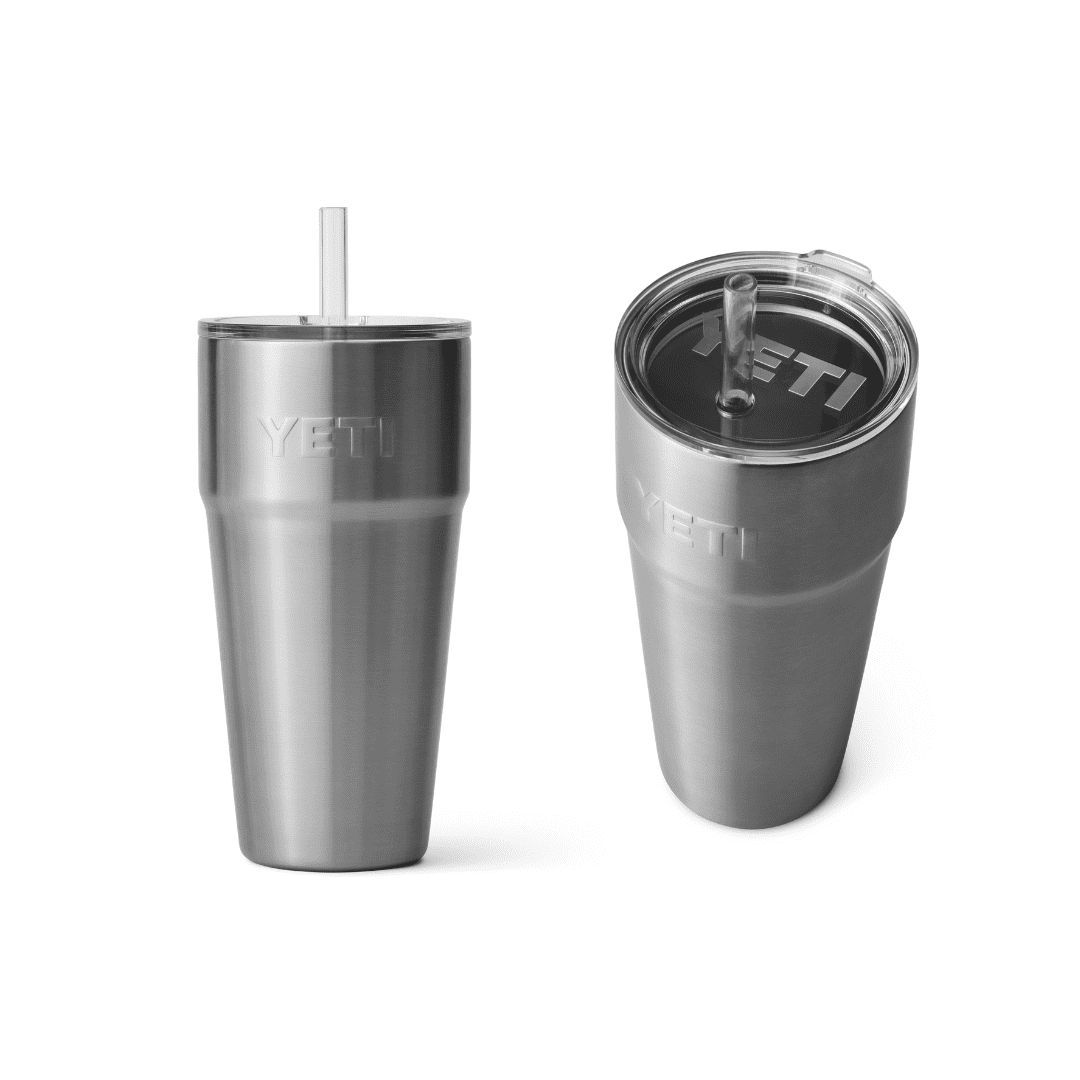 YETI || RAMBLER 26oz Becher mit Trinkhalm (760 ml)